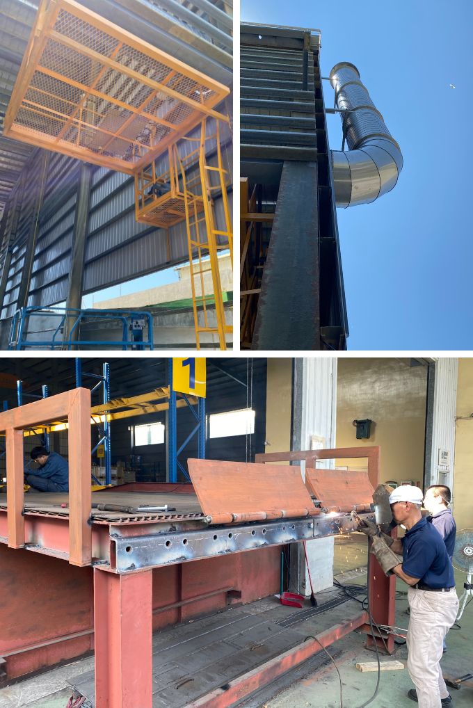 大型廠房金屬結構訂製與高空作業平台 | 益成機械