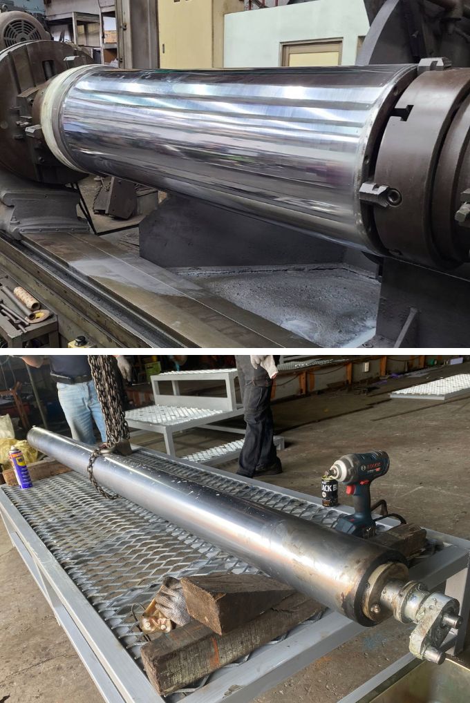 大型精密滾輪製造與金屬表面研磨 | 益成機械