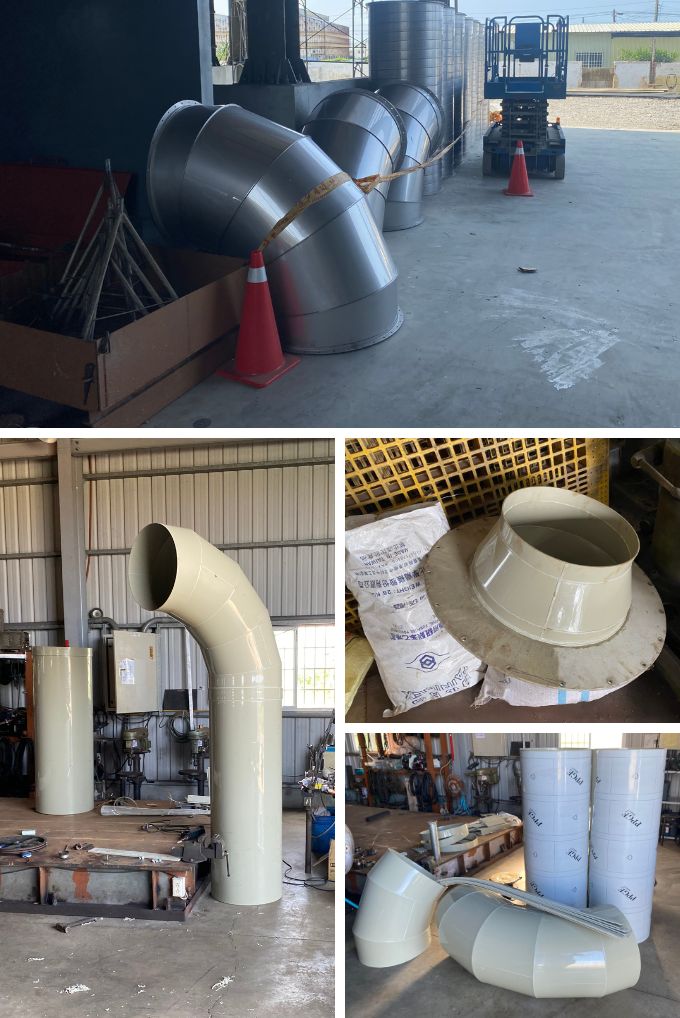 客製化工業風管製造與排氣系統組件 | 益成機械